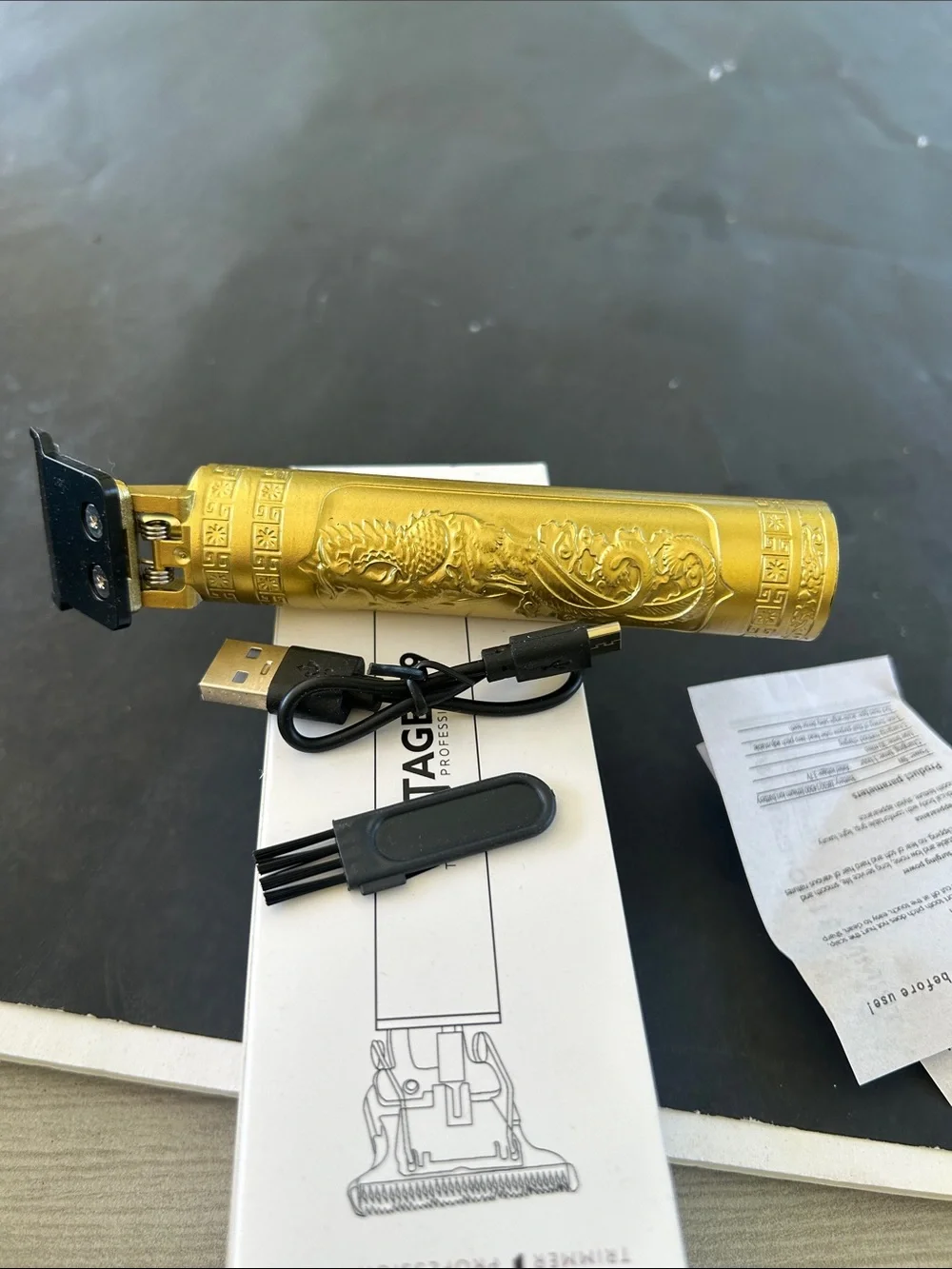 Vintage T9 Trimmer - gold color new in box